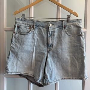 Light Blue Denim Women's Shorts